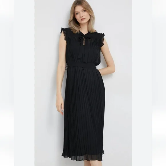 open lace back dress DKNY Women's Dress,Black,2 at Amazon Women's Clothing store